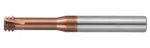 Резьбофреза твердосплавная M1.2×0,25 трёхвитковая, AlCrSiN