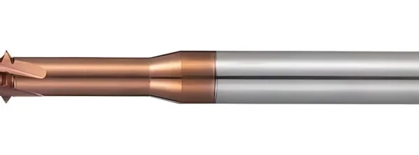 Резьбофреза твердосплавная M1.2×0,25 трёхвитковая, AlCrSiN